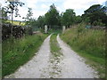 SK0289 : Bullshaw Farm entrance by Peter Turner