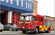 J3979 : Fire appliance, Holywood by Albert Bridge