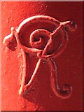 TQ2483 : Victorian postbox, Brondesbury Road / Lynton Road, NW6 - royal cipher by Mike Quinn