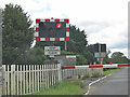 Waiting for the train at Knapton level crossing