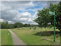 Green Chain Walk on a byway in East Wickham Open Space