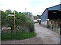 Signage near Pengilfach farm