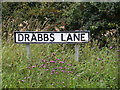 Drabbs Lane sign