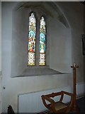 SU3642 : St Peter, Goodworth Clatford: stained glass window (4) by Basher Eyre