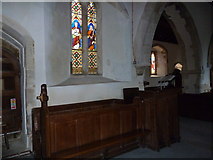 SU3642 : St Peter, Goodworth Clatford: choir stalls by Basher Eyre