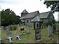 SO3892 : Parish church, Wentnor by Christine Johnstone