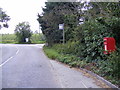 TM2153 : B1079 Grundisburgh Road & Potash Corner Postbox by Geographer