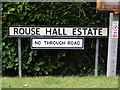 Rouse Hall Road sign