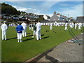 Sunday afternoon bowling, Lyme Regis