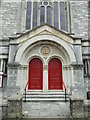 Church doorway in Garfield Road