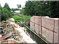 TG2930 : North Walsham & Dilham Canal - restoring Bacton Woods lock by Evelyn Simak