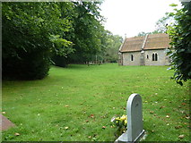 SU6345 : St Martin, Ellisfield: churchyard (a) by Basher Eyre