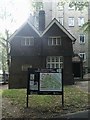 St Pancras Gardens sign, Pancras Road NW1