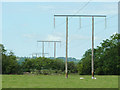 Power lines along the Teifi Valley, Ceredigion