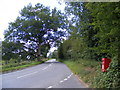 B1079 Grundisburgh Road & Burgh Corner Postbox