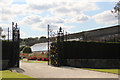 O2116 : Gate to the Rose Garden, Powerscourt, County Wicklow, Ireland by Christine Matthews