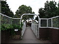 TQ4772 : Penfold Lane footbridge by David Anstiss