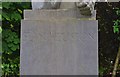 O1334 : Inscription below the bust of SeÃ¡n Heuston, Phoenix Park, Dublin by P L Chadwick