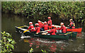 J3268 : Canoeing on  the Lagan, Belfast (2) by Albert Bridge