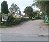 ST1586 : Entrance to Caerphilly Golf Club by Jaggery