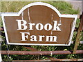 Brook Farm sign