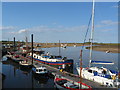 Quayside pontoon moorings