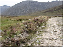 J2923 : Bend in the Banns Road south of the Mourne Wall by Eric Jones
