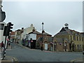 Looking across to the public toilets in High Street