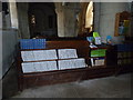 All Saints, Crondall: hymn books