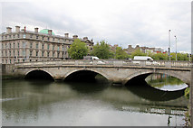 O1534 : Bridge over the River Liffey, Dublin, Ireland by Christine Matthews