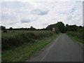 SK3467 : Minor road towards the A632 by peter robinson
