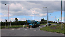 ST6241 : 2011 : A37 at the Beardy Batch roundabout by Maurice Pullin