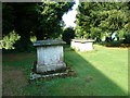 All Saints, Crondall: tomb in the churchyard