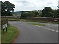 Junction of three lanes: Harrison, Brown Hills and Gorse