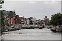 O1534 : Halfpenny Bridge, Dublin, Ireland by Christine Matthews