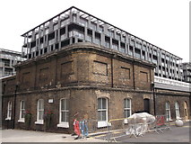 TQ4379 : Building 10 External Wall, Royal Arsenal by David Anstiss
