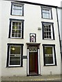 The Foxwist family coat of arms on Castle Street, Caernarfon