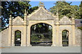 Gates to Leighton Hall