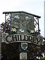 South face of the Village Sign, Childrey