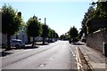 Tree lined High Street in Shrivenham