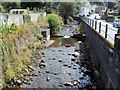 Nant Gwrach flows towards High Street, Cwmgwrach