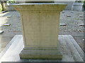 Inscription on the base of Deptford War Memorial