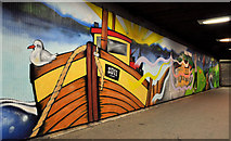 J3979 : Mural, Holywood by Albert Bridge