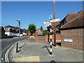 Finger post in Southampton Hill