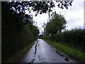 Road near to The Cottage