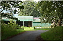 NT1137 : Barns at Broughton Place Farm by Jim Barton
