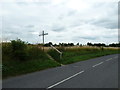 Road and path junction in Taylors Lane