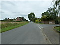 Approaching the junction of Stumps Lane and Stumps End