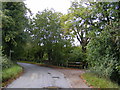 Boulge Road & the footpath to Boulge Park