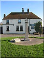 King Ethelbert Inn and Millennium cross